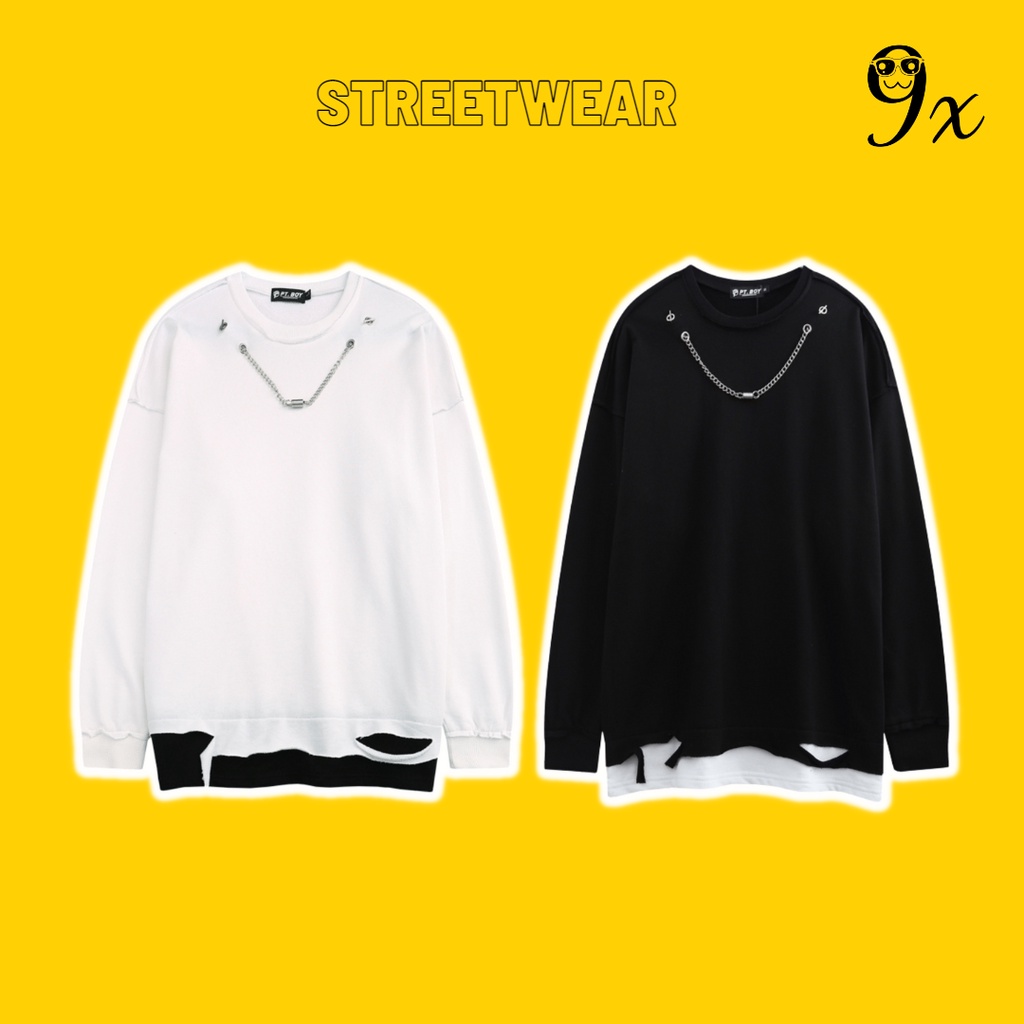 Áo Sweater phối Layer hàng cao cấp ss2023