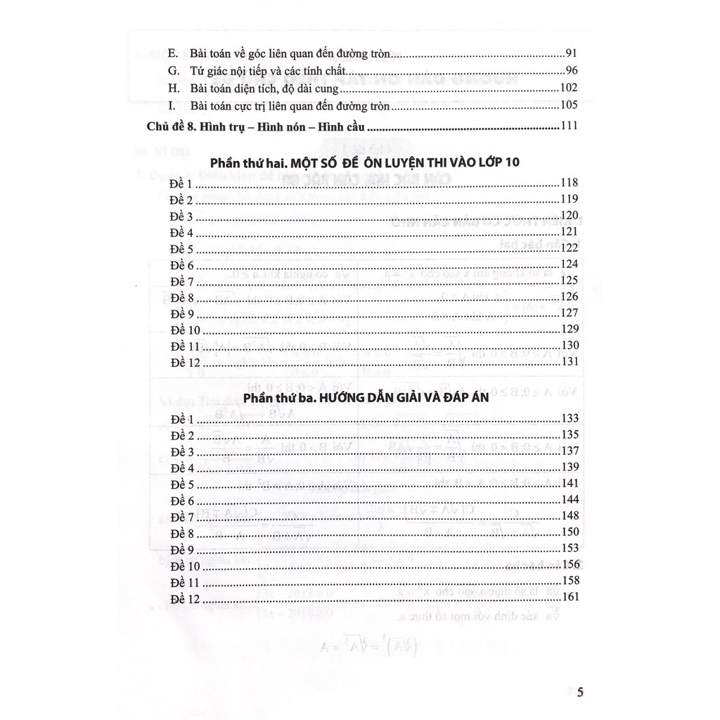 Sách - Hướng dẫn ôn luyện thi tuyển sinh vào lớp 10 môn Toán - Phạm Sỹ Nam
