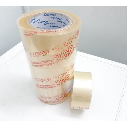 [ HỎA TỐC] BĂNG KEO 200 Ya 2kg/cây (6 cuộn/cây) LÕI SIÊU MỎNG, SIÊU DAI - SIÊU TIẾT KIỆM 5.0