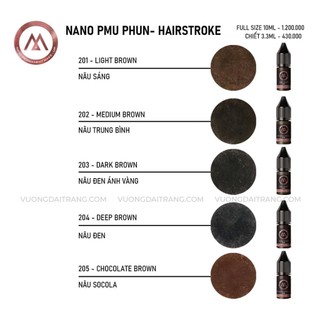 [CHÍNH HÃNG] Mực Nano PMU Phun Xăm Mày Môi Mí