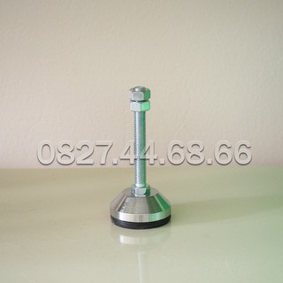Chân tăng chỉnh đế cao su d60 ren m12,