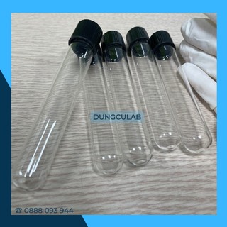 Ống nghiệm thuỷ tinh có nắp vặn ONELAB, Boro 3.3 nhiều kích cỡ