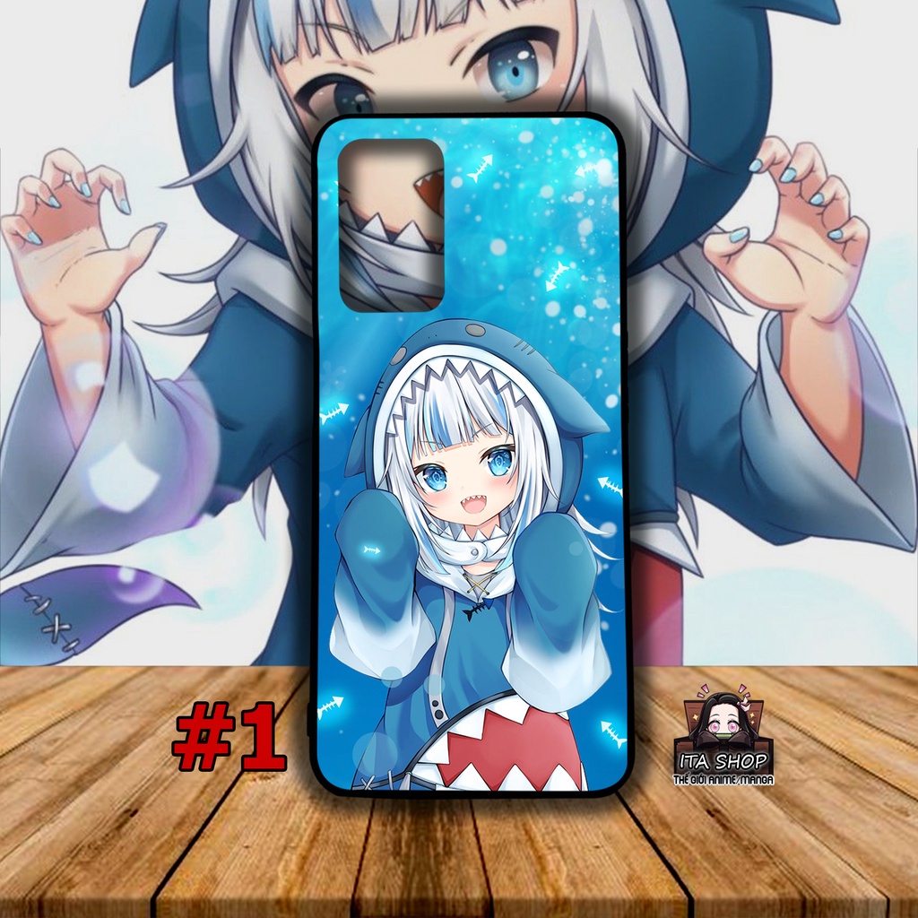 Ốp Lưng Gawr Gura - Ốp Lưng Anime Xiaomi Redmi Note 11 11s 11 Pro 10 10s Pro 5G 9 9c 9s 8 11T Pro 12