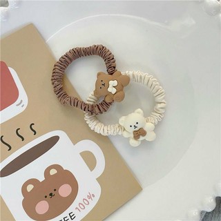 Set 2 dây cột tóc gấu thắt nơ phiên bản Hàn Quốc
