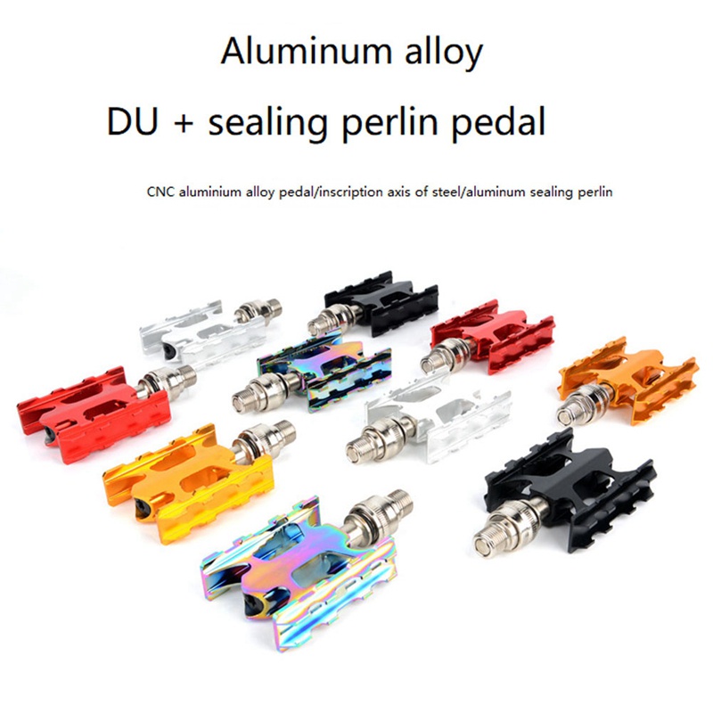 Bàn Đạp Bằng Hợp Kim Nhôm Màu Đen Chuyên Dụng Cho Xe Đạp