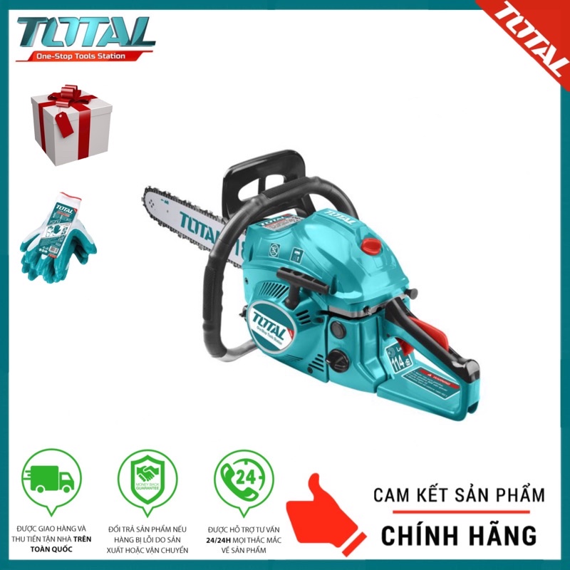 TOTAL Máy cưa xích xăng 2.5HP TG5451811