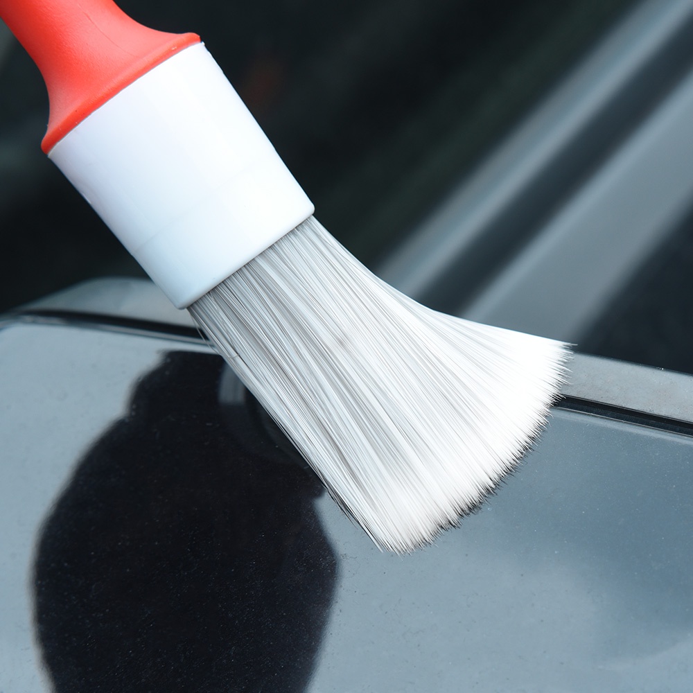 Bộ 5 Bàn Chải Vệ Sinh Xe Hơi Đầu Cứng Với Tay Cầm Dài Tiện Dụng