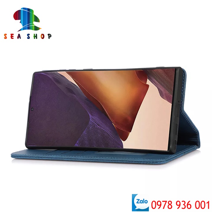 Bao da Samsung S8 và S8 Plus Cao cấp - Thiết kế dạng ví sang trọng -Phong cách Da lộn - Có ngăn cài thẻ - tiên mặt