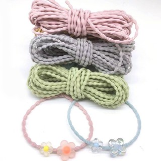 Dây thun cột tóc 3mm 2met làm buộc tóc handmade