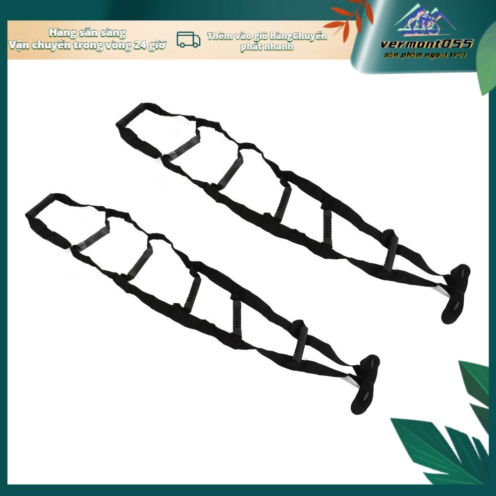Vermont055 2 Chiếc Giường Thang Hỗ Trợ Dây Đeo Nylon Có Thể Điều Chỉnh Kéo Ngồi Lên 6 Tay Cầm Cho Bệnh Nhân Cao Tuổi