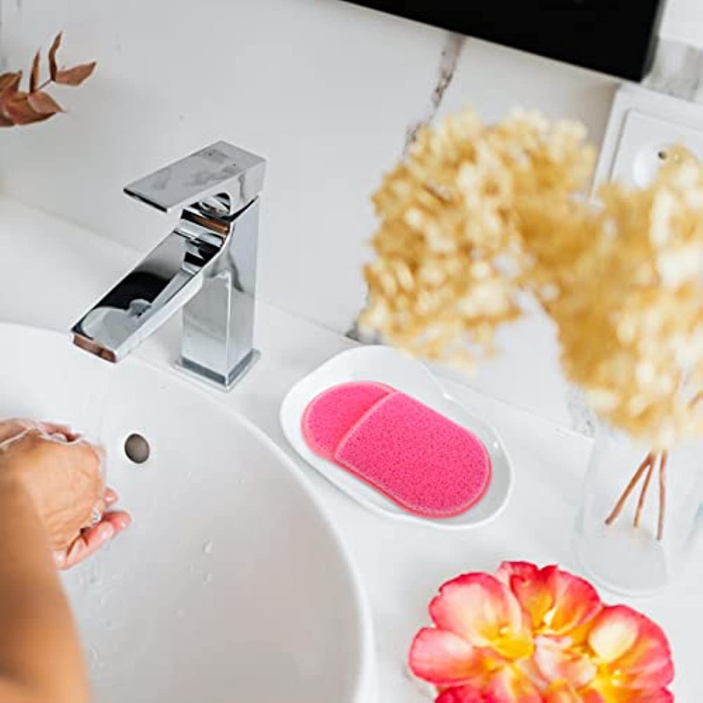 Set 6 Găng Tay Bọt Biển Tẩy Tế Bào Chết Làm Sạch Sâu Dành Cho Da Mặt / Toàn Thân