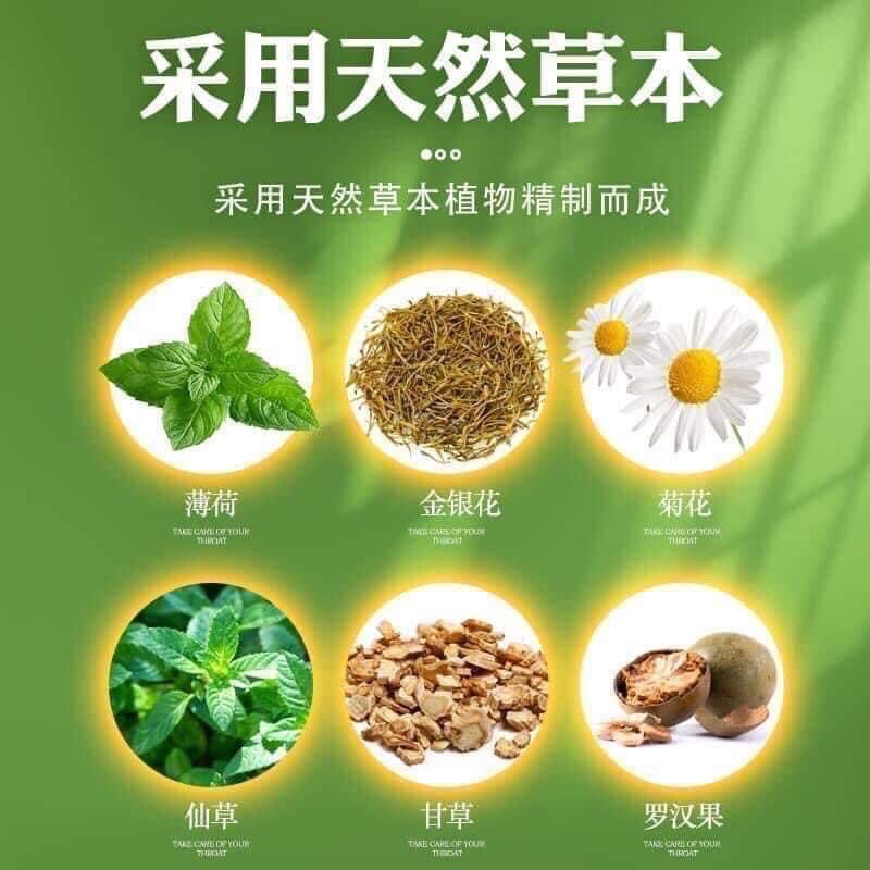 Viên Ngậm Thảo Dược Đông Y Giúp Giảm Ngứa Rát Họng