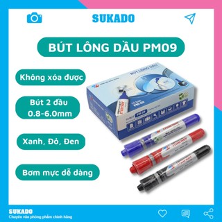 Bút lông dầu thiên long pm09 không xóa được sukado
