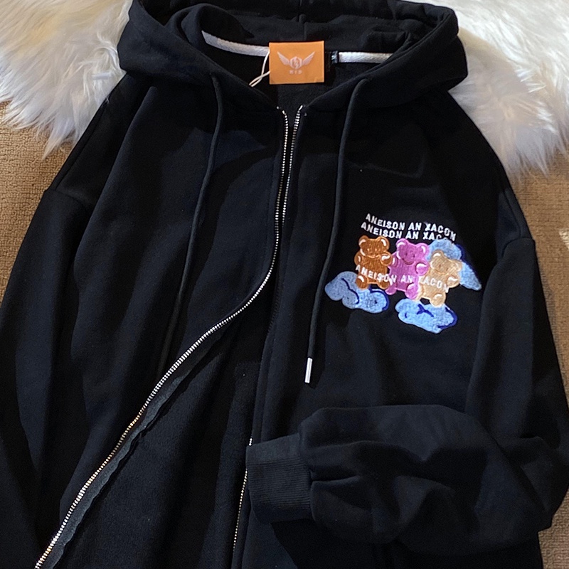 NRVP Áo khoác hoodie tay dài kiểu dáng thể thao thời trang cho nữ