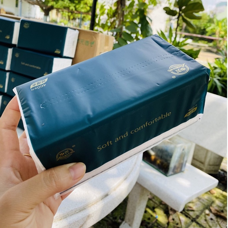 Giấy ăn 5 lớp hàng nội địa cao cấp, giấy ăn khô rút siêu dai, mềm mại ăn toàn cho mẹ và bé