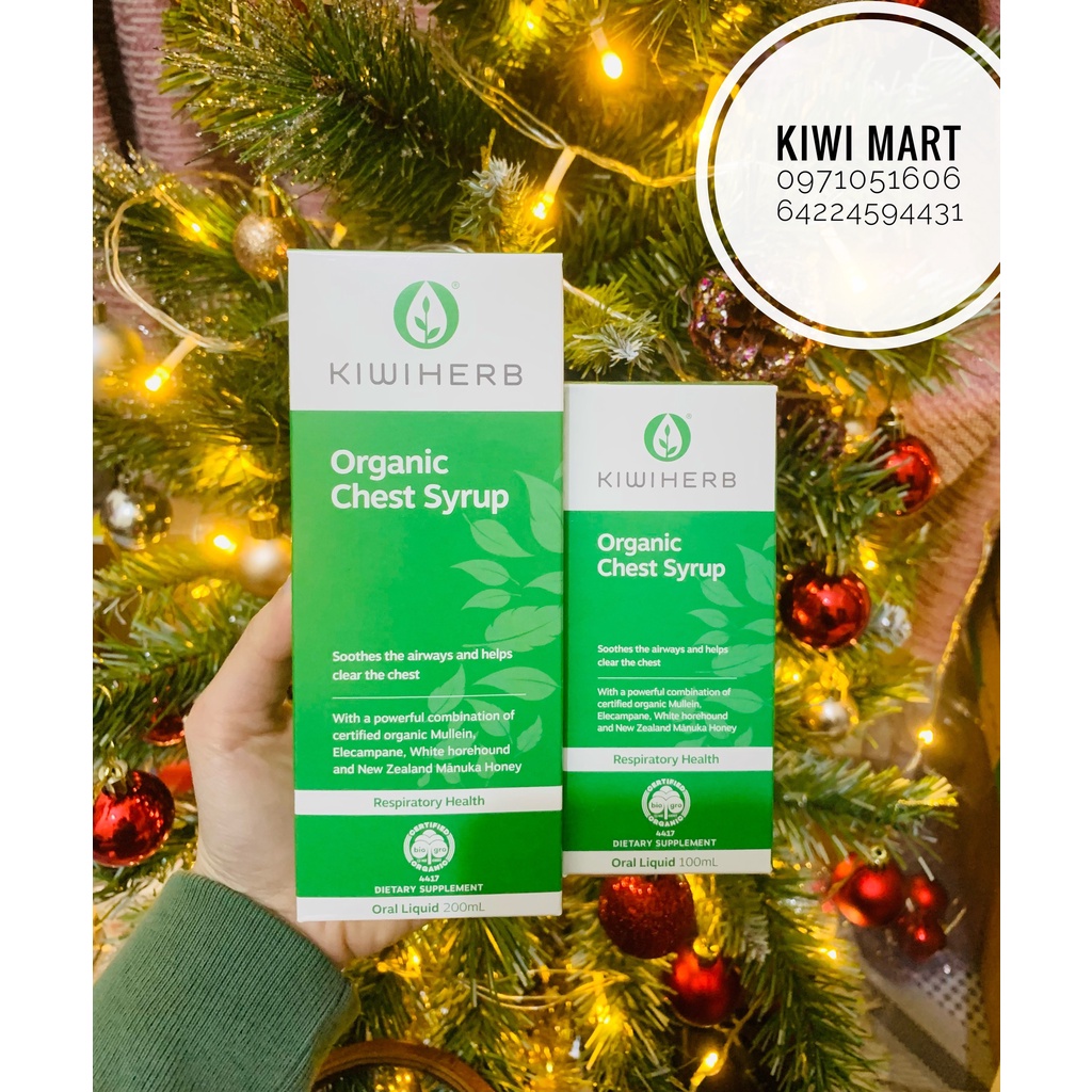 Organic Chest Syrup xanh lá