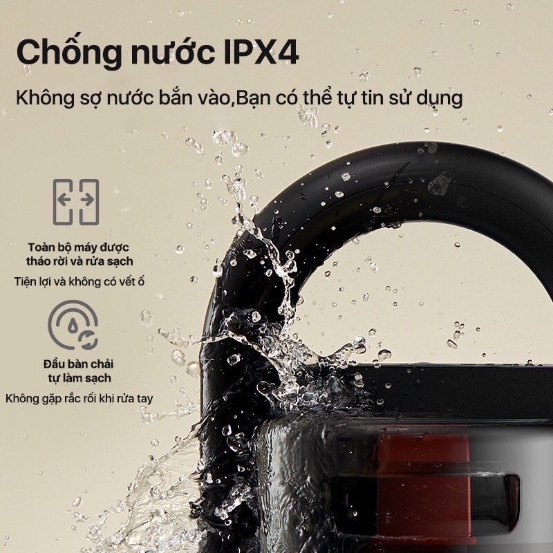 Phiên bản mới  Máy giặt sofa,thảm,rèm cầm tay đa năng Deerma BY200 Gia Nhiệt nước nóng