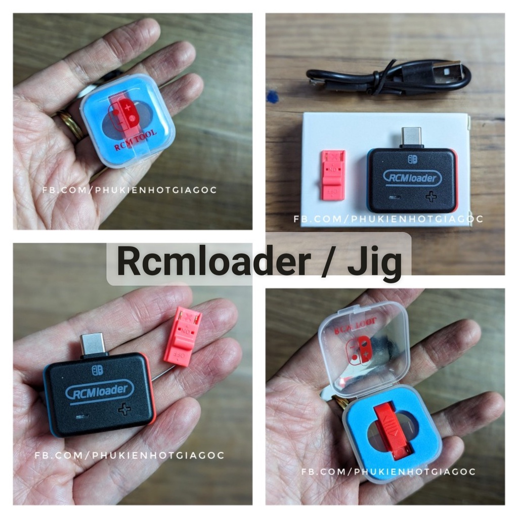 (Sẵn giá tốt nhất) RCM Loader / RCMclip JIG - USB Dongle Kích khởi động bơm payload cho Nintendo Switch RCMLoader