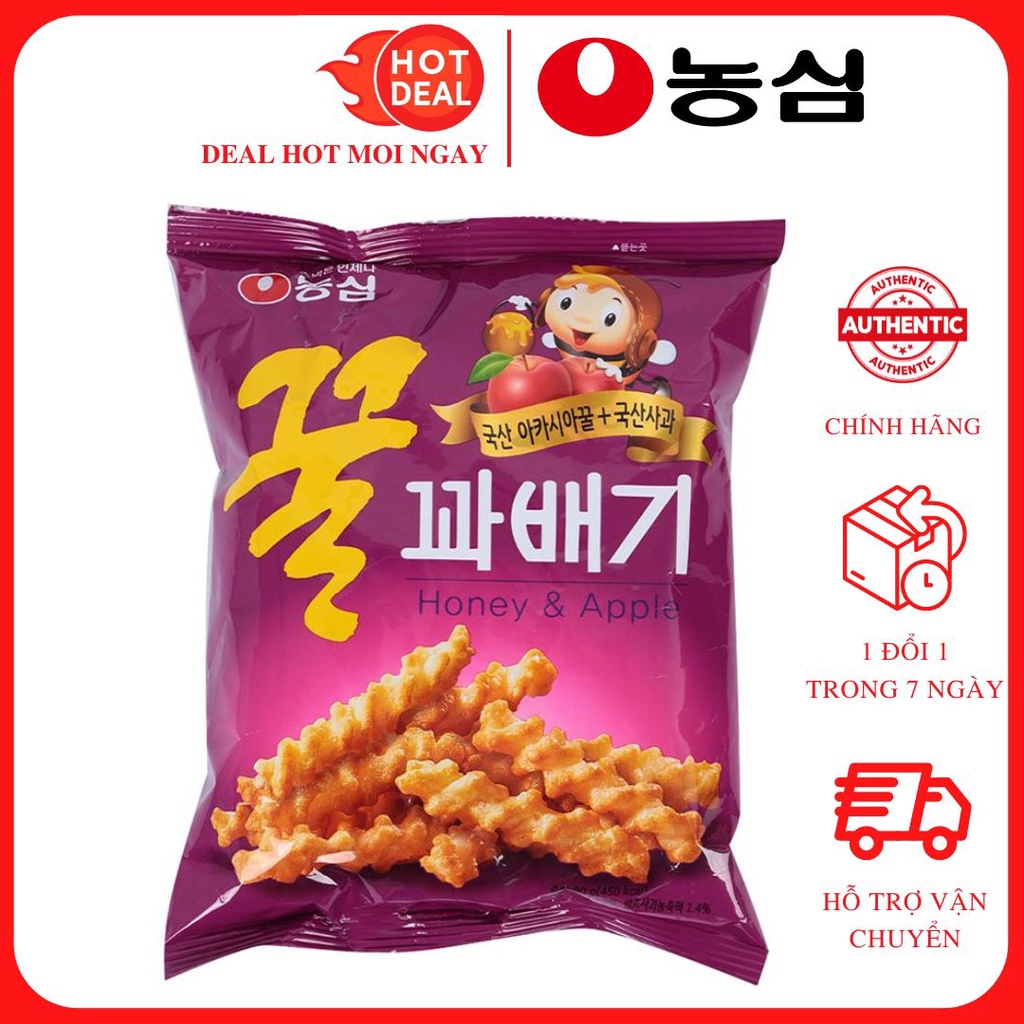 Snack Nongshim Tẩm Mật Ong Hàn Quốc Gói 90G