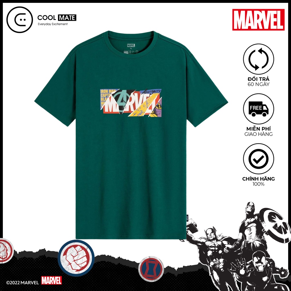 Áo thun MARVEL Craft logo graphic - thương hiệu Coolmate