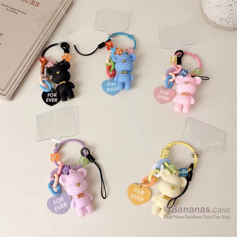 Móc Khóa Điện Thoại Hình Kaws Hoạt Hình Dễ Thương