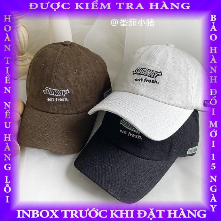 Mũ lưỡi trai nam nữ form mềm đa dạng họa tiết thêu chữ, Nón kết phong cách hàn quốc M08 thanhtung