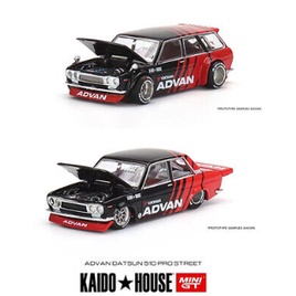 Mô hình ô tô Datsun 510 ADVAN pro street Wagon 1/64 Kaido House