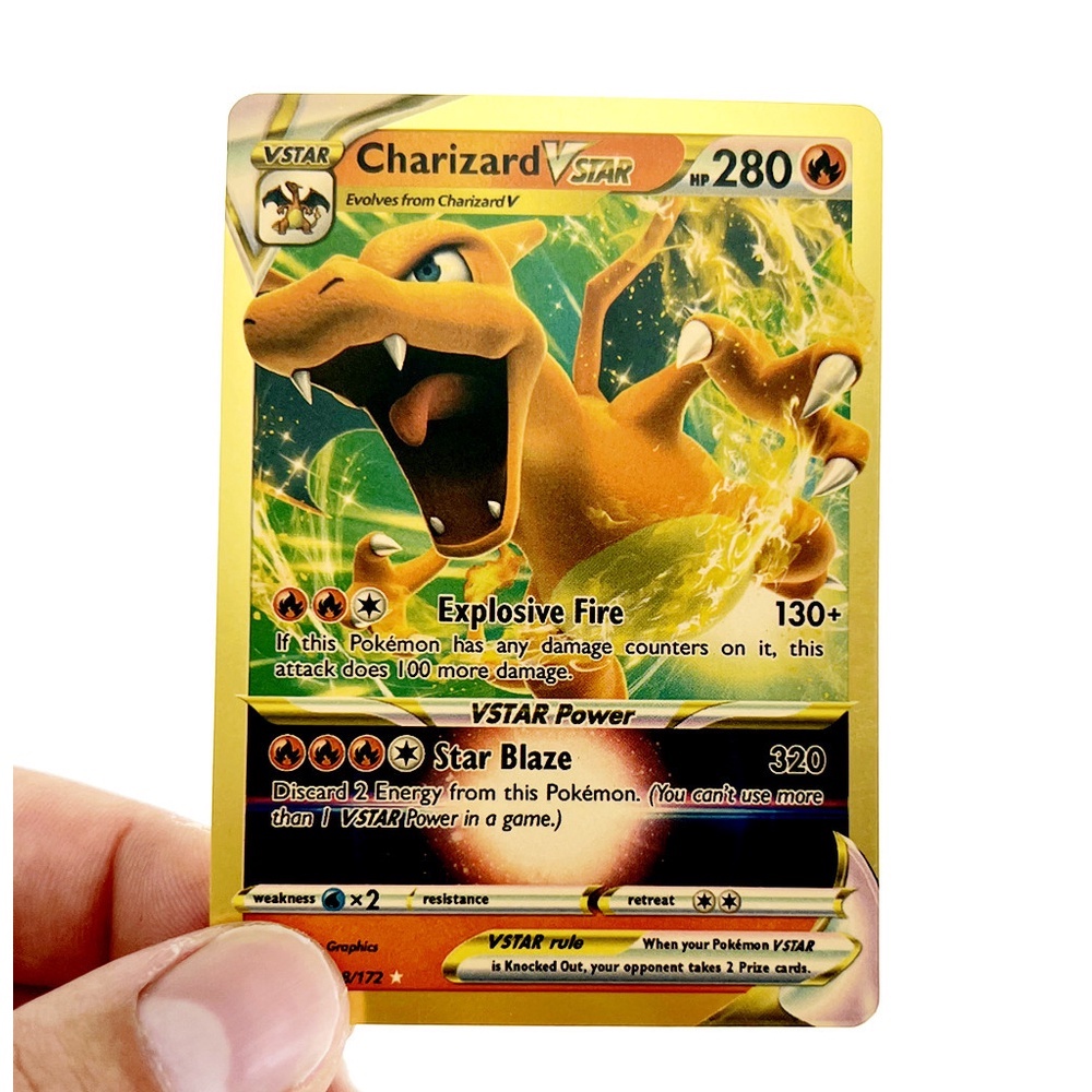 Bộ Thẻ Bài Chơi Pokemon 27 Thẻ Mạ Vàng Chơi Đối Kháng New Đẹp Cao Cấp (Mẫu mới nhất)