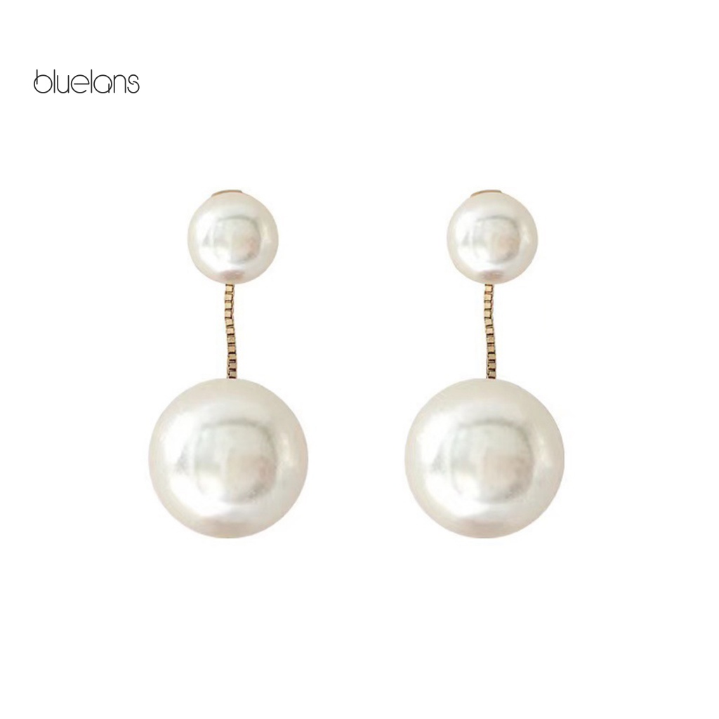 1 Đôi Bông Tai Dài Đính Ngọc Trai Giả Thời Trang Dành Cho Nữ