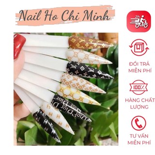 [GIÁ TÔT] Foil Dán Trang Trí Móng Nail - Set 10 Cuộn 4*100cm