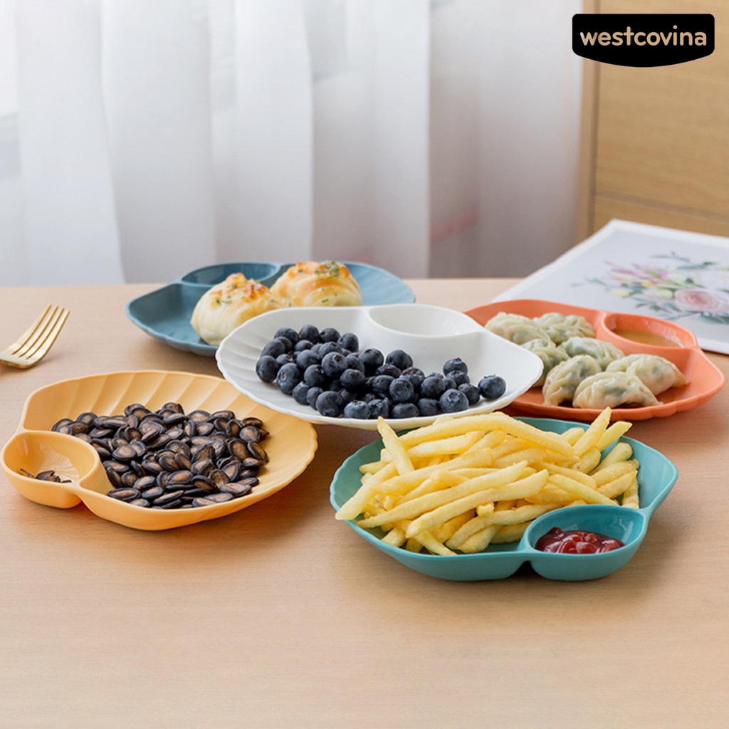 [WEST]⚘Đĩa Đựng Bánh Trái Cây / Món Tráng Miệng Không Vỡ Nhỏ Gọn Dành Cho Nhà Bếp