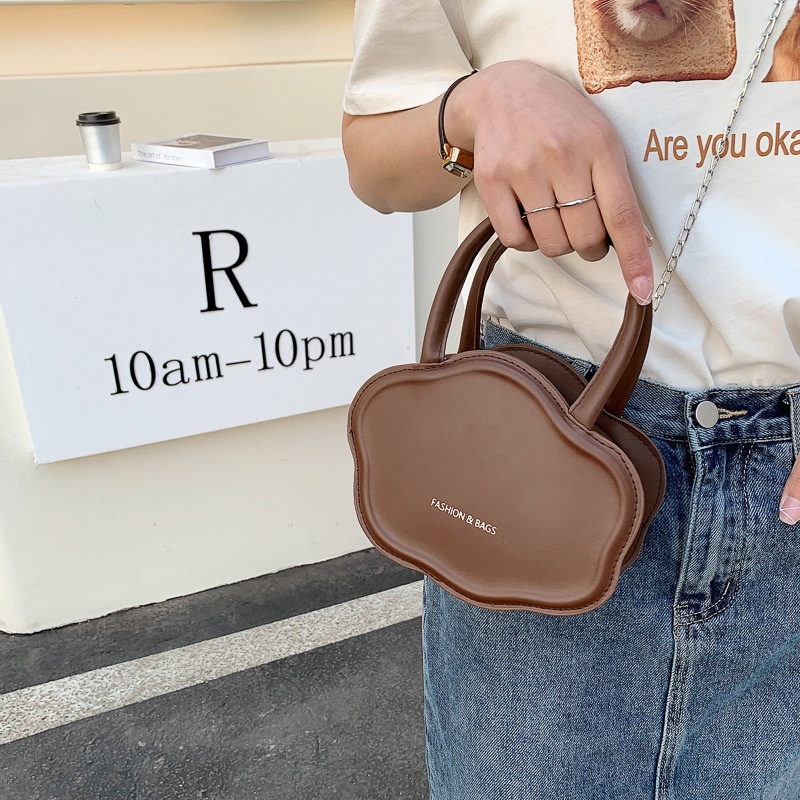 Mischa Túi Đeo Chéo Vai Bằng Da PU Màu Trơn Thời Trang Dễ Phối Đồ