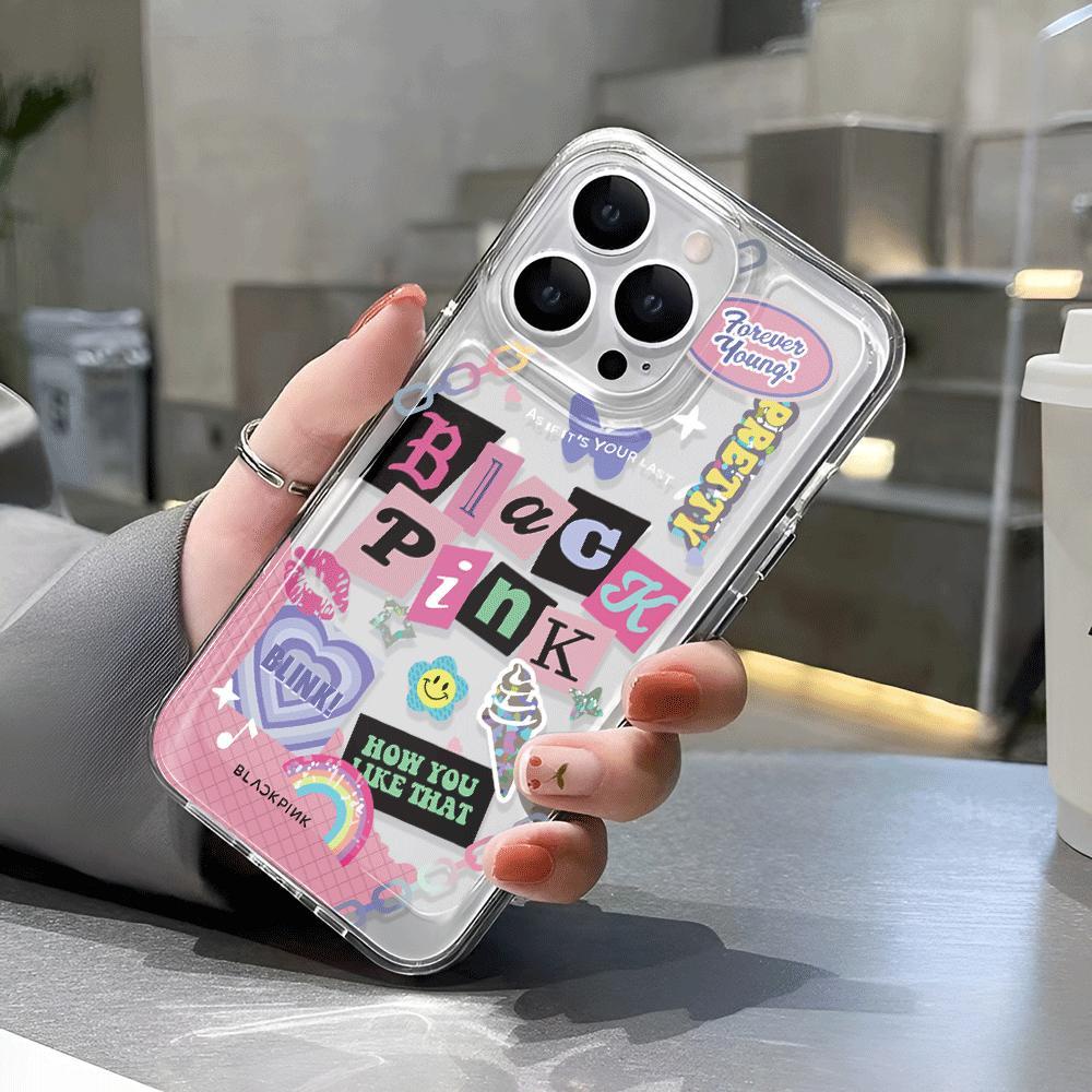 Ốp Điện Thoại Trong Suốt Họa Tiết Hoa / Trái Tim Dễ Thương Cho iphone 14promax 11 13 12 7Plus 7 X XS Max