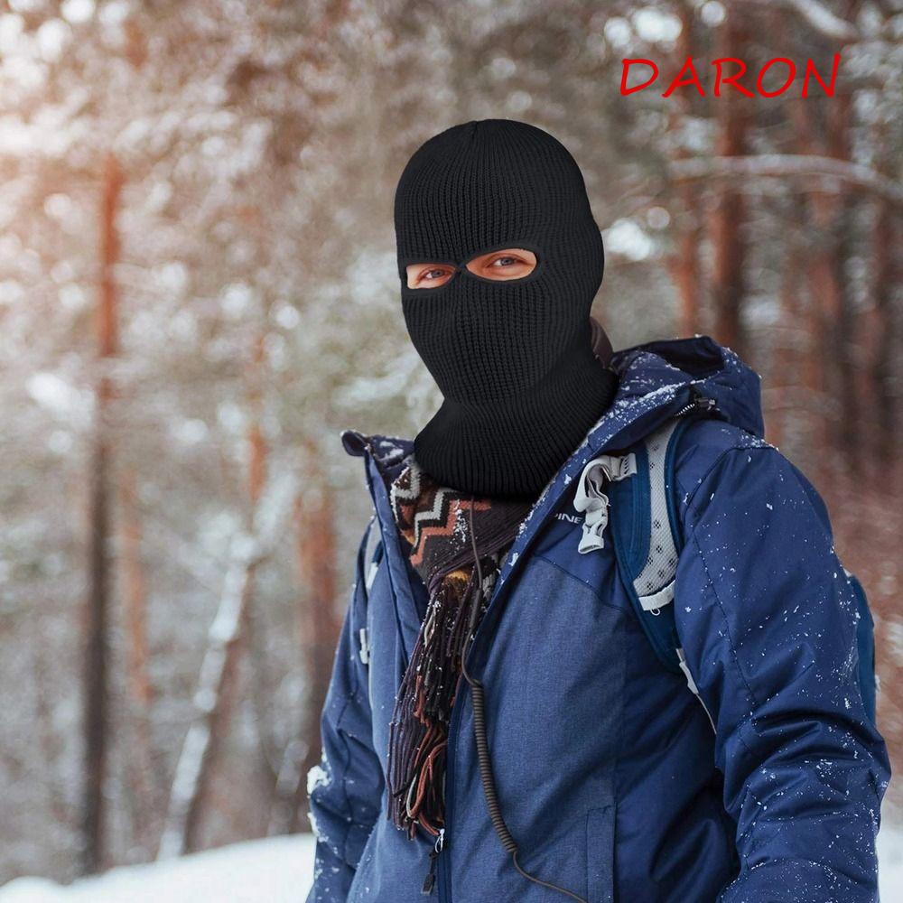 Nón Trùm Đầu Che Phủ Tai Giữ Ấm Mùa Đông Dày Dặn 2 Lỗ Dành Cho Nữ