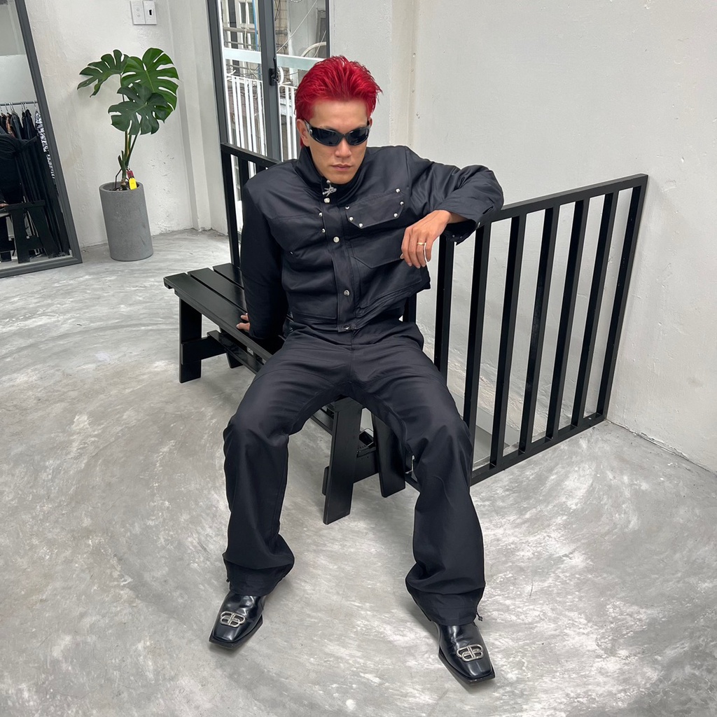 Quần dù dài ống loe   - Local brand chính hãng