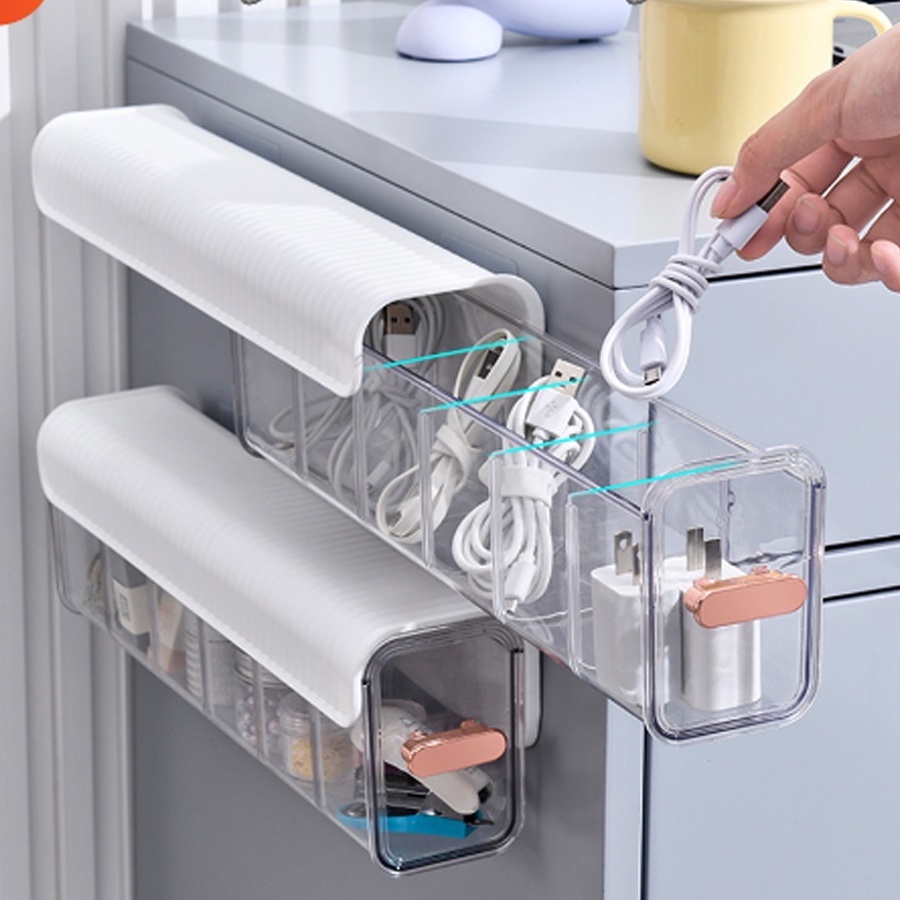 Hộp đựng đồ lót tất vớ đa năng thiết kế treo tường tiện lợi-Plastic cabinet hanging box