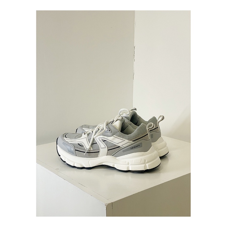 Giày Cat and Sofa Chính Hãng 🔴SIMPLE SNEAKER🔴 Giày Cat Sofa Chunky White - Grey Phong Cách Đường Phố AC102