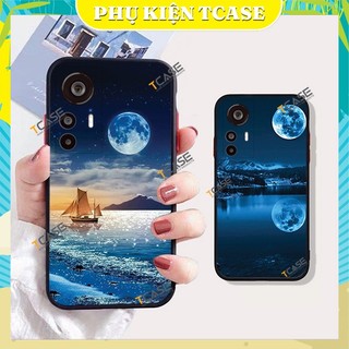 Ốp lưng Xiaomi 12T, 12T Pro, 12 5G, 12 Pro  in hình Trăng xanh siêu đẹp  - ốp lưng nhám chống sốc có gù bảo vệ camera