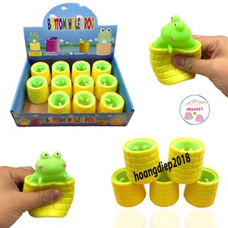 Ếch ngồi đáy giếng squishy công cụ giải trí bóp tay slime slam