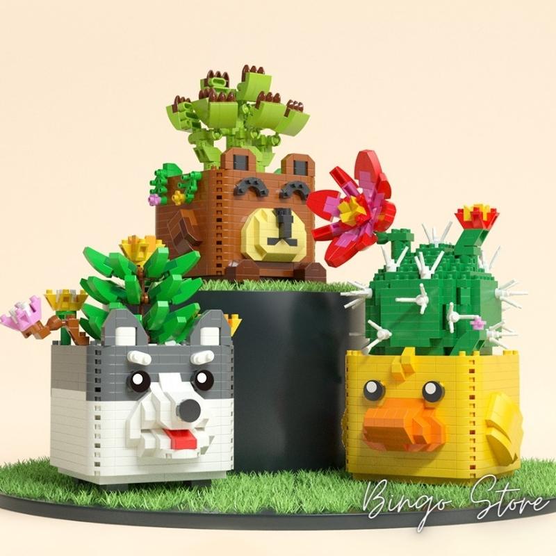 BỘ SƯU TẬP MÔ HÌNH LẮP RÁP CHẬU CÂY SIÊU HẤP DẪN