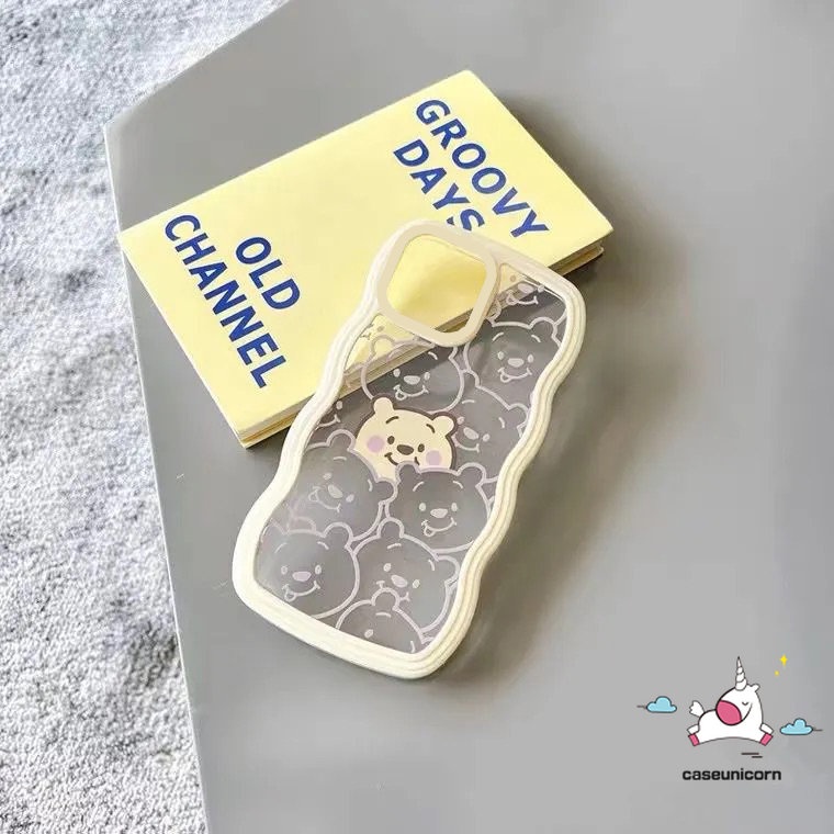 Ốp Điện Thoại TPU Mềm Trong Suốt In Hình Gấu Pooh Cho iPhone 6 6s 8 7 Plus 11 12 14 13 Pro Max XR 14Plus X XS Max SE 2020