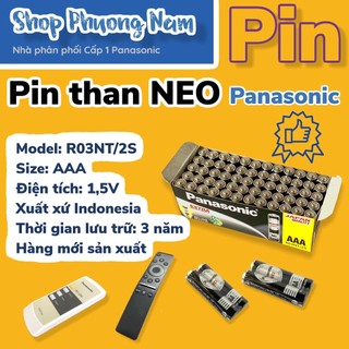 Pin đũa AAA NEO R03NT than cao cấp, an toàn, chính hãng Panasonic