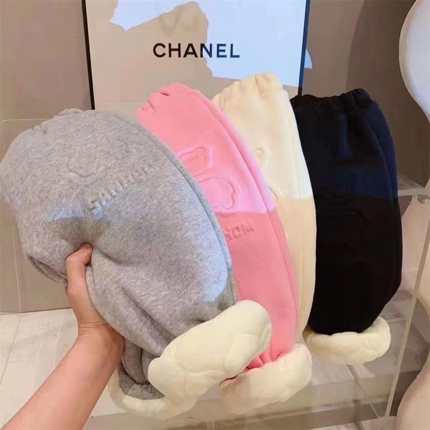 Quần Cotton Lót Lông Cừu Dày Dặn Thời Trang Thu Đông Cho Bé Gái We