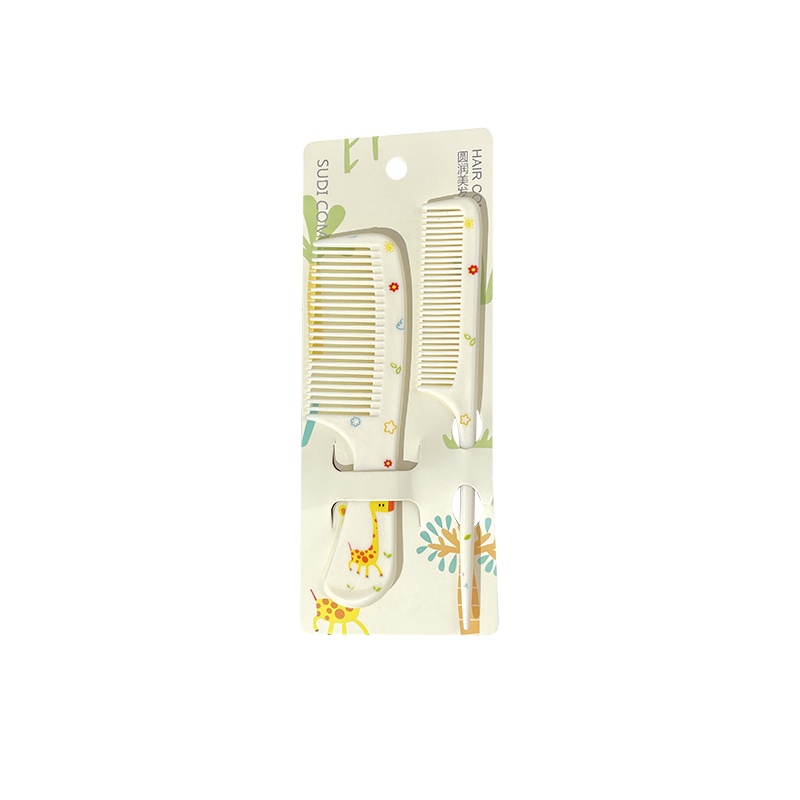 Lược Chải Tóc Đuôi Nhọn Răng Dày Chống Tĩnh Điện Họa Tiết Hoạt Hình Cho Bé Gái Và Trẻ Em