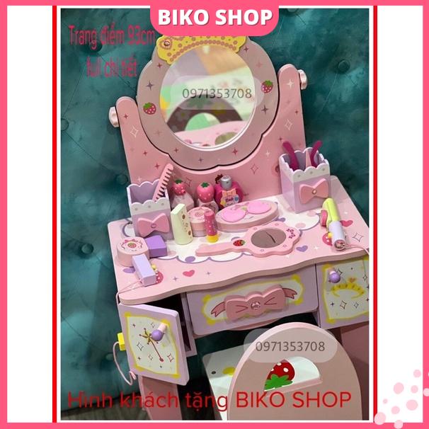 Đồ chơi bàn trang điểm dâu tây cỡ lớn 93cm-98cm cho bé