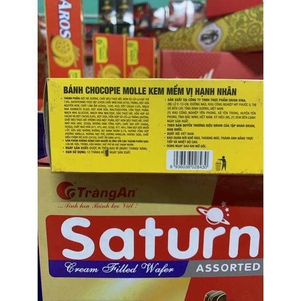 Bánh Chocopie Molle kem mềm vị Hạnh Nhân Orion 265g