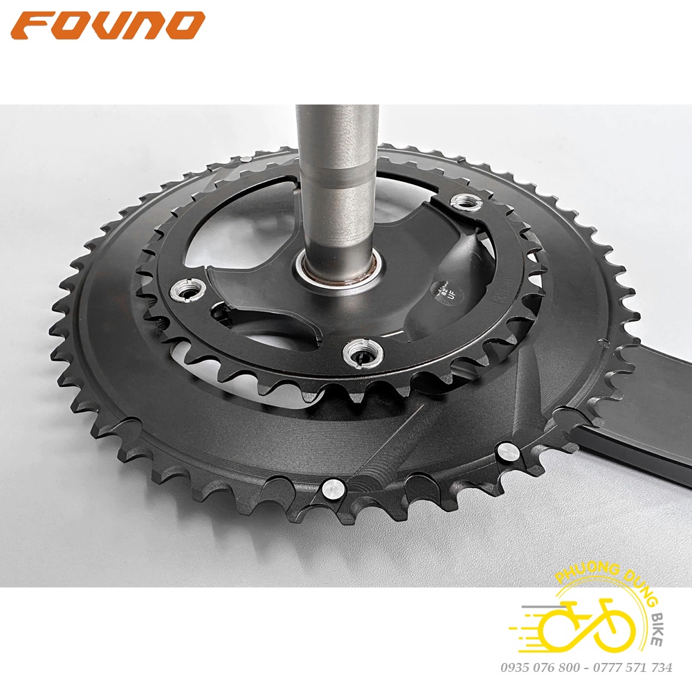 Bộ 2 đĩa rời nhôm xe đạp FOVNO 110BCD 34-50T