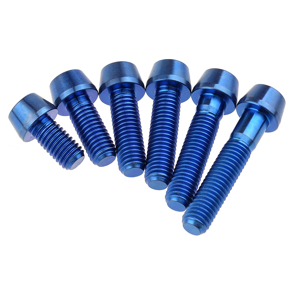 Bu Lông Titan Hình Nón Kích Thước 5 M8x15 / 20 / 25 / 30-50mm Chuyên Dụng Cho Máy Ghi Âm / Giảm Xóc Vespa / Nmax / Xmax / PCX