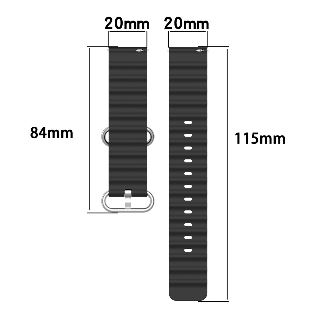 Dây Đeo Silicone Cho Đồng Hồ Thông Minh Huami Amazfit GTR 42mm 47mm GTR2 GTR 2e GTR 3 Pro GTR 4