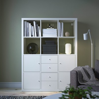 FELIX, kệ để đồ vật dụng 3x4 SHE_045, 109x38x144cm, kệ gỗ Scandi Home